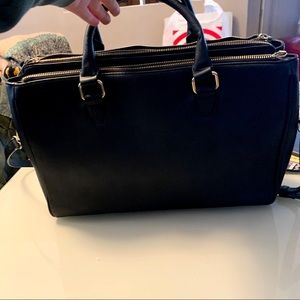Black Zara Office City Tote